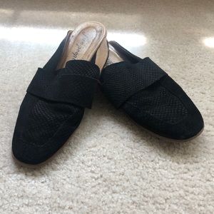 Free People At Ease leather mule 7.5 black